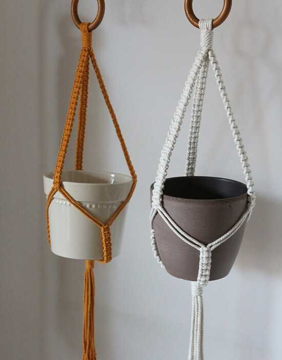 Suspension macramé OPALE