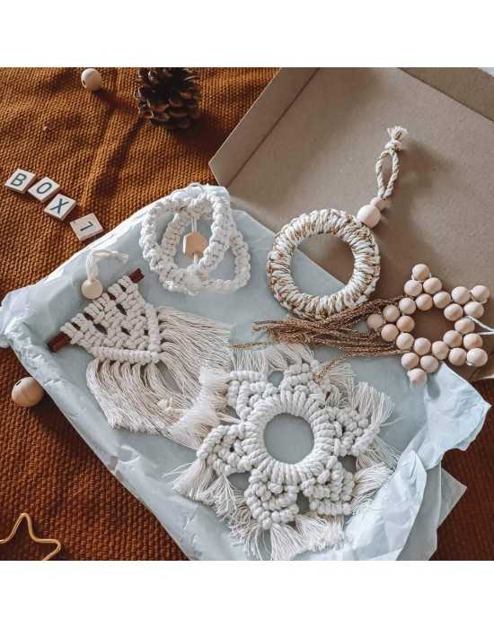 Box décos Noël macramé